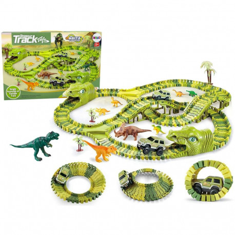 Ogromny Tor dinosauruste park auto figuurid