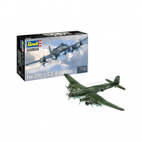 Model plastikowy samolot focke-wulf fw 200 c-5/c-8
