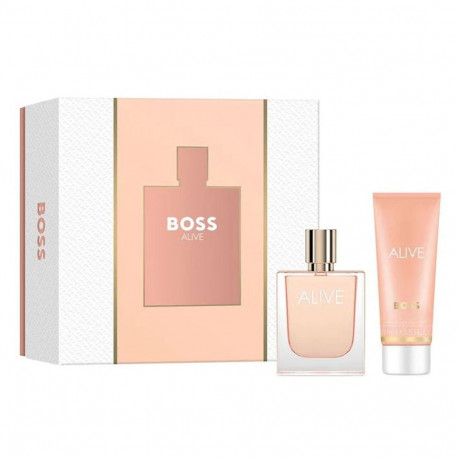 HUGO BOSS ALIVE EAU DE PARFUM 50ML VAPORIZADOR + LOCION CORPORAL PERFUMADA 75ML