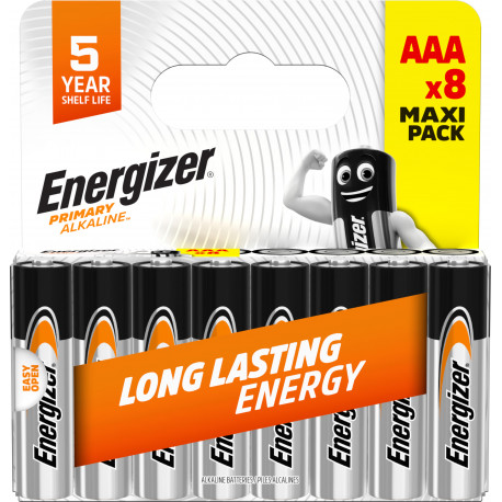 Energizer battery Primary Alkaline AAA DHP8