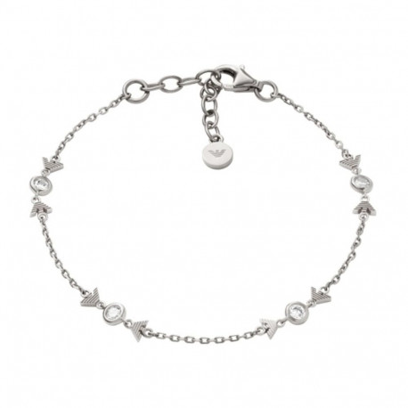 Naiste Käevõru Emporio Armani EG3616040 Hõbedane