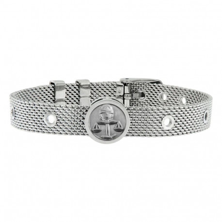 Unisex Bracelet Law Talent Jewels TJA-2-05-03-1-235 Silver