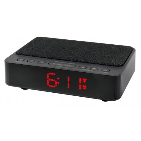Soundmaster clock radio with wireless charger UR124SW