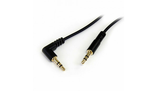 Audio Jack Cable (3.5mm) Startech MU1MMSRA             Black 0,3 m