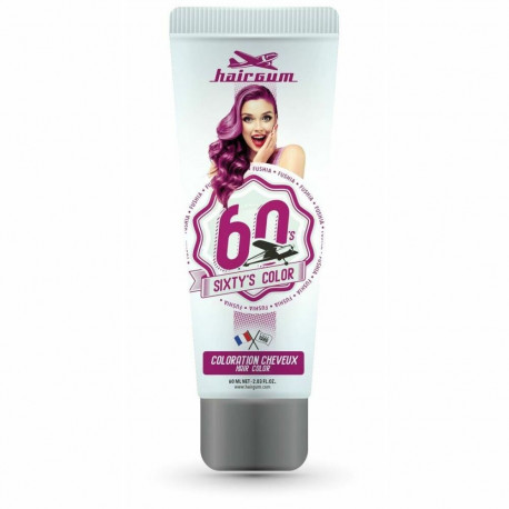 Poolpüsiv värv Hairgum S Color Fuksiaroosa 60 ml