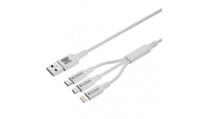 USB Cable Kodak White Multicolour