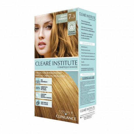 Püsivärvikreem Clearé Institute Colour Clinuance Nº 7.3-rubio dorado