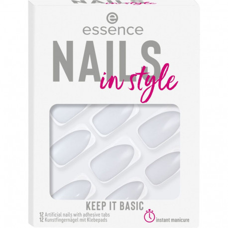 Kunstküüned Essence Nails In Style 15-keep it basic 12 Tükid, osad (12 Ühikut)