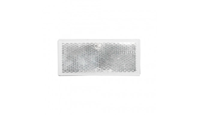 Reflektor valge 82x36mm kleebitav 2tk