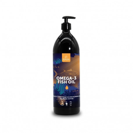 POKUSA Omega-3 Fish oil - fish oil for dogs and cats – 500ml