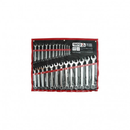 6-32 mm flat-ring spanners, 25 pieces, Yato YT-0365