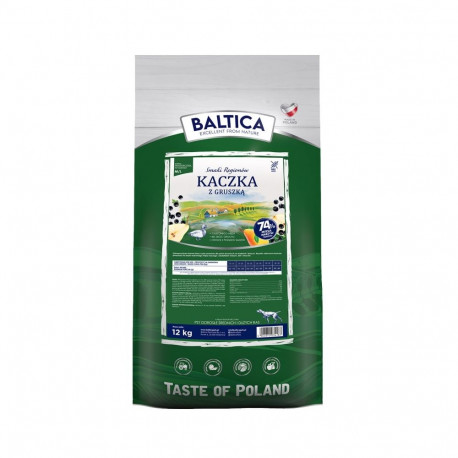 BALTICA Smaki regionów Medium and large breeds Duck with pear - dry dog food - 12kg