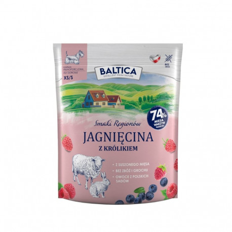 BALTICA Smaki regionów Small breeds Lamb with rabbit - dry dog food - 1kg