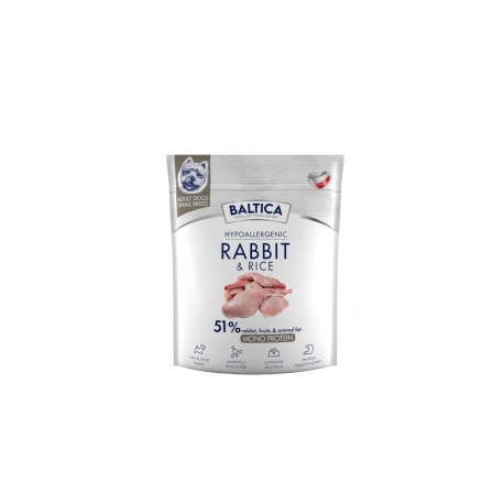BALTICA Nutraceutic hüpoallergeenne S jänesega ja riisiga kuiv koeratoit 1kg