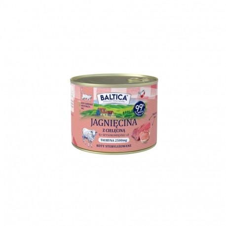 BALTICA Smaki regionów Lamb with veal - wet cat food - 185g