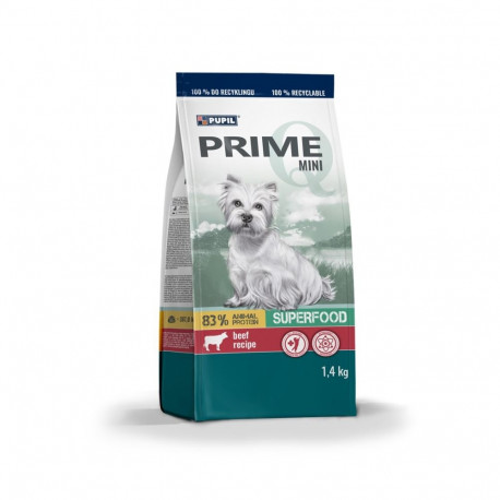 PUPIL Prime Mini veiserikka maksaga kuiv koeratoit 1,4kg