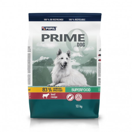 PUPIL Prime veiserohke köögiviljadega kuiv koeratoit 10kg