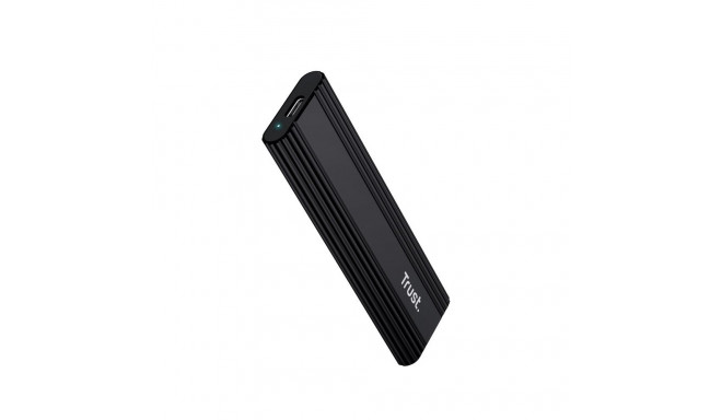 Trust 25806 storage drive enclosure SSD enclosure Black