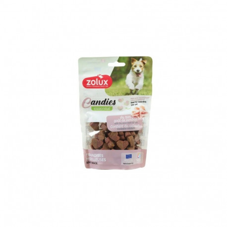 ZOLUX Candies Essential Mini sink südamed koera maius 150g