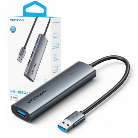 Hub 5v1 USB-AVention 0,15 m