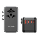 Adapter with Vention 100W charger 1xUSB-A 3xUSB-C