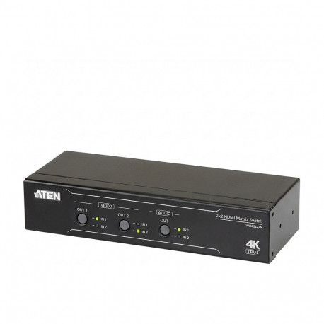 "ATEN VM0202HB 2 x 2 True 4K HDMI Audio/Video Matrix Switch"
