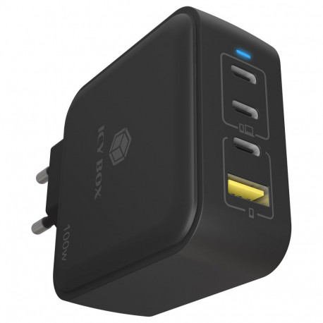 4-pordiline IcyBox 100W GaN PD 3.0-ga