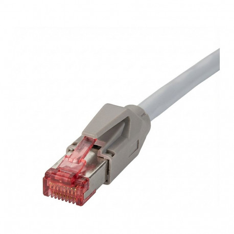 "DTWYLER Patchkabel Cat.6 (Class E) S/FTP, CU 7702 flex LSOH, Hirose TM21, grau, 3 m"