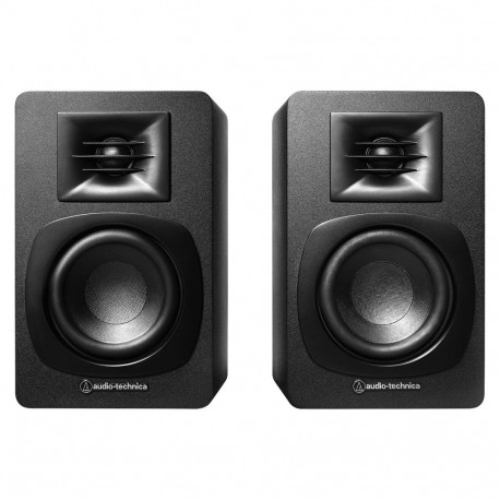 "Audio Technica Aktive Regallautsprecher AT-SP3X (schwarz. Bluetooth 5.3)"