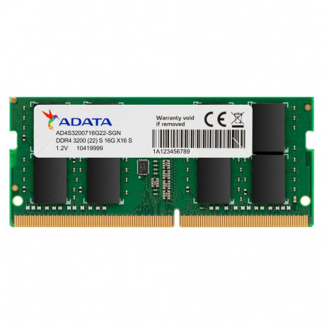 8GB ADATA SO-DIMM 3200 (roheline, AD4S32008G22-SGN, Premier, INTEL XMP)