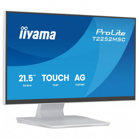 Iiyama puutetundlik monitor ProLite T2252MSC-W2AG 54,6cm/21,5" 1920x1080 16:9 IPS 5ms Touch10pt HDMI
