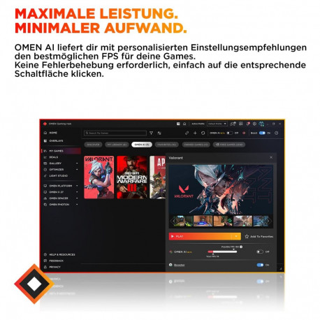 "HP OMEN 16L TG03-0474ng Gaming Desktop R7-8700F 32GB/1TB SSD RTX 5060Ti nOS"