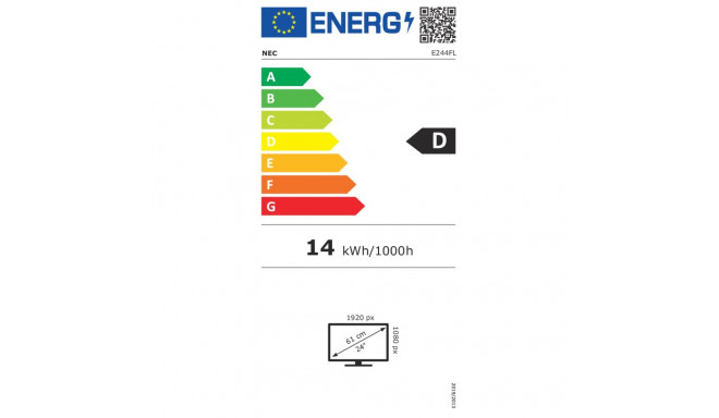 "E244FL-WH 24IN LCD LED"