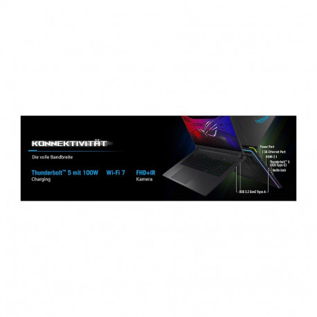 "ASUS ROG Strix G18 G815LW-S9134W 18"" WQXGA Core Ultra 9 275HX 32GB/2TB RTX5080 Win11"