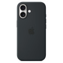 "Silikon Case iPhone 17 mit MagSafe (schwarz)"