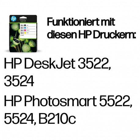 "HP Tinte 364 N9J73AE Multipack (BK/C/M/Y)"