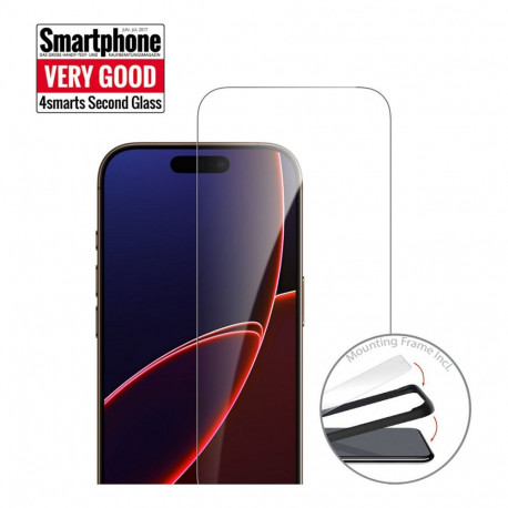 "4smarts Second Glass mit Montagerahmen fr iPhone 17 Pro Max"