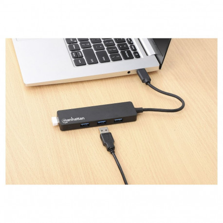 MANHATTAN 4-Port USB 3.2 Gen 1 jaotur USB-C pistik 4x A-pesa
