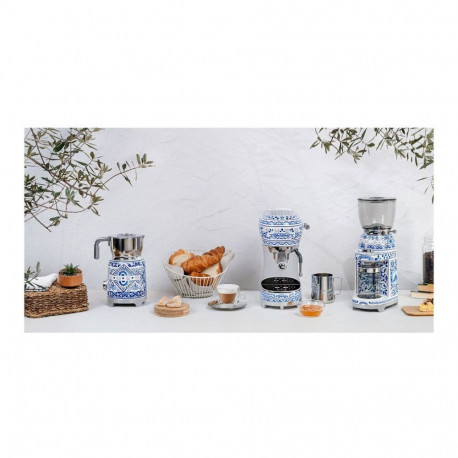 "SMEG MFF01DGBEU Dolce & Gabbana Blu Mediterraneo, Milchaufschäumer"
