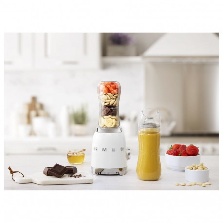 "SMEG PBF01WHEU Mixer aus Edelstahl, wei"