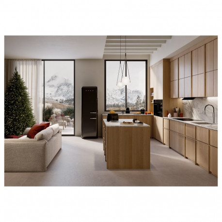 "SMEG Wasserkocher 50s Style KLF03BLEU, schwarz"