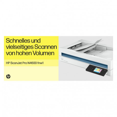 "HP Scanjet Pro N4600 fnw1 Flachbettscanner ADF 40 S./Min USB3.0 LAN WLAN"