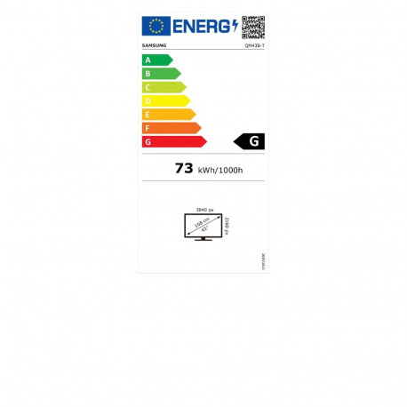 Samsung nutikas infoekraan QM43B-T 108.00cm(43") PCAP