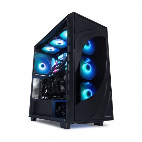 "Sharkoon Rebel C80G RGB ATX 1xGlas Black"