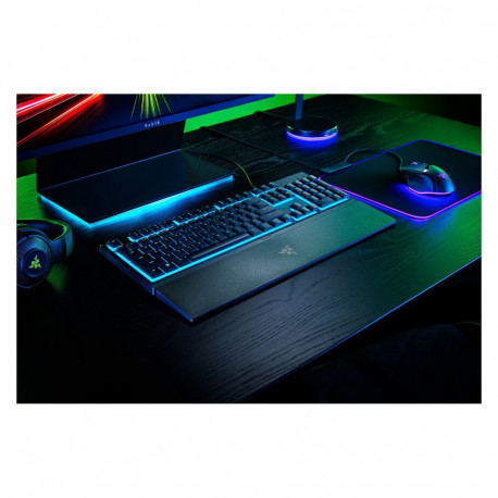 Razer klaviatuur Ornata V3 X DE paigutus membraan, must