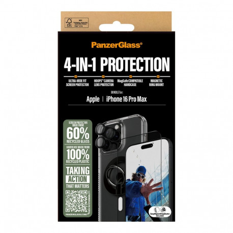 "PanzerGlass 4-in-1 Protection iPhone 16 Pro Max"