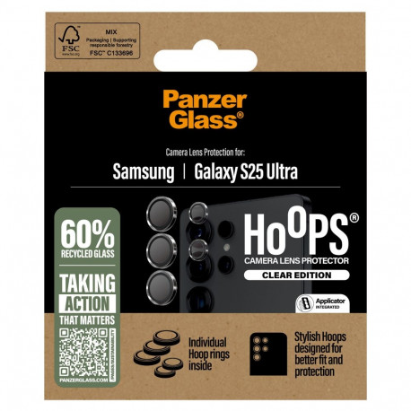 "PanzerGlass Hoops Clear Lens Protector Galaxy S25 Ultra"