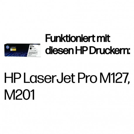 "HP 83A original Toner cartridge CF283A black standard capacity 1.500 pages 1-pack"