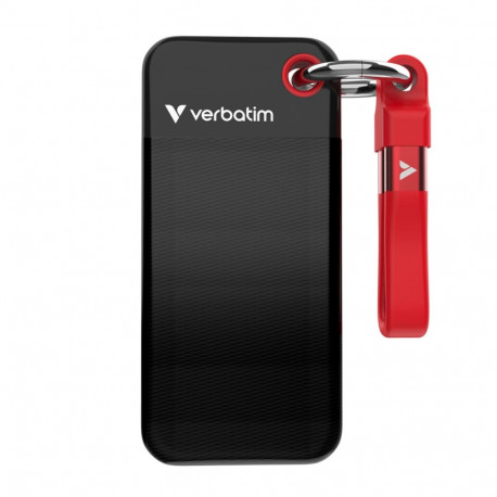 "STICK S 2TB Verbatim Pocket SSD USB 3.2 black/red retail"