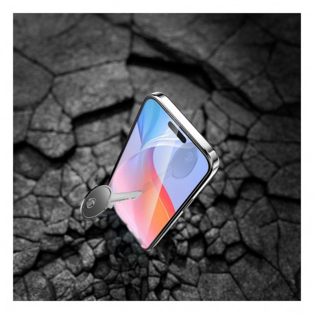 4smarts Second Glass ekraanikaitseklaas iPhone 16-le paigaldusraamiga